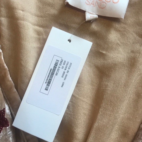 Rococo Sand Velvet Star Dress. Size S. NWT. $500 - Picture 7 of 8